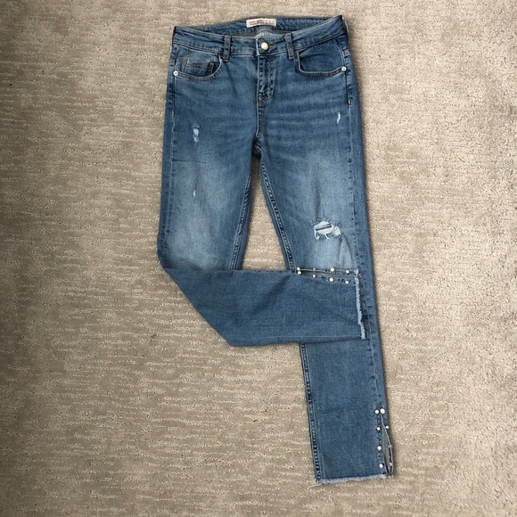 zara ankle jeans